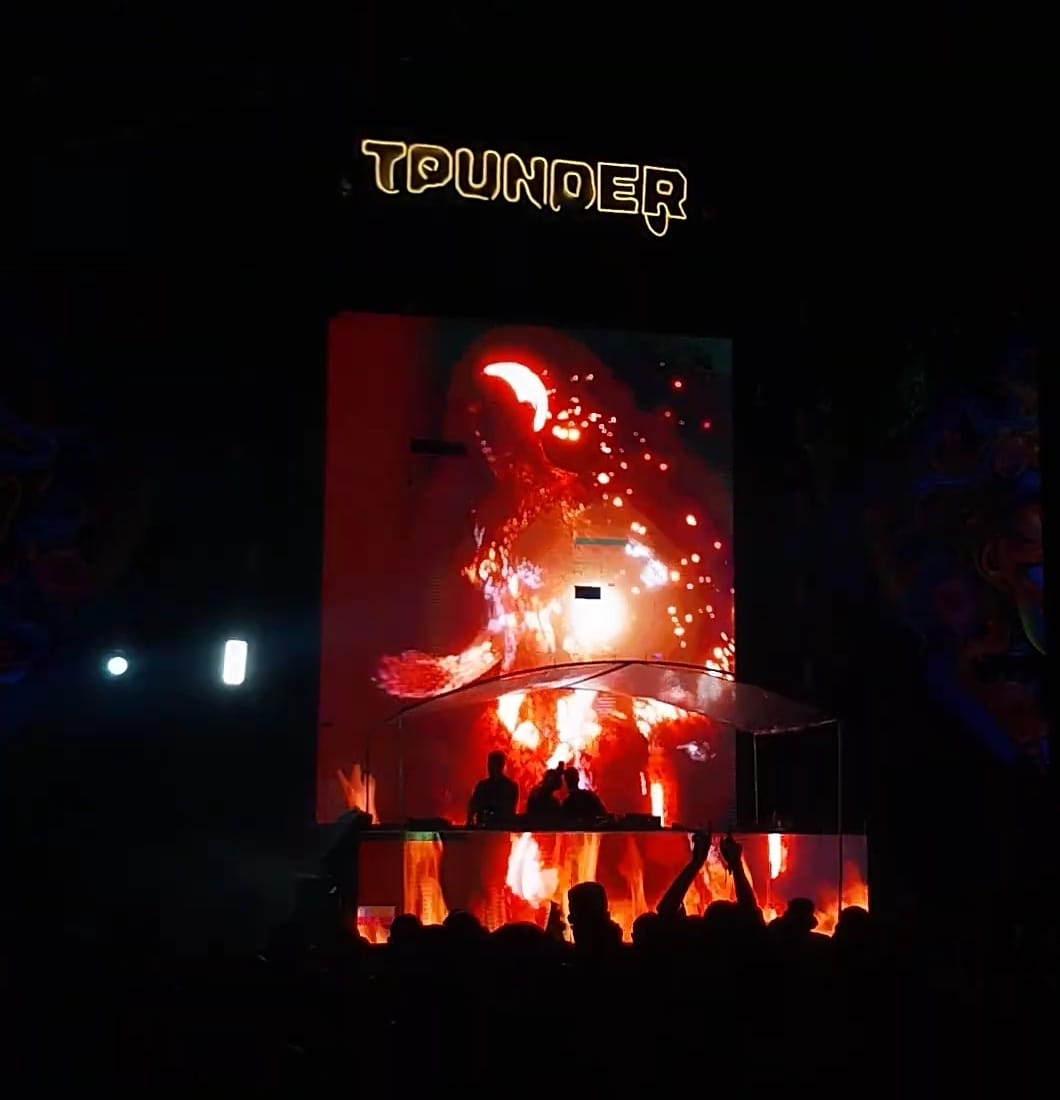 Painel LED em Festival